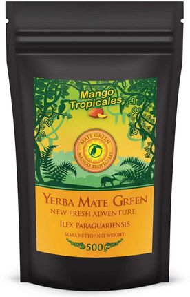 Yerba Mate Green Mango Tropicales - 500g despalada sin palo 0,5kg