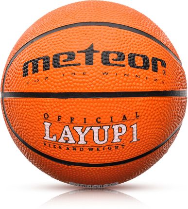 Piłka koszykowa Meteor Layup pomarańczowy