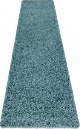 Dywany Łuszczów Chodnik Soffi Shaggy 5cm Niebieski 60x300cm