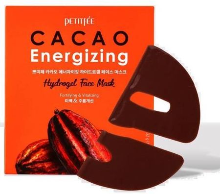PETITFEE Cacao Energizing Hydrogel Face Mask tonizująca maseczka do twarzy z kakao 32g