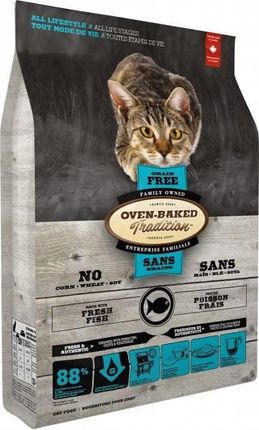 Obt Oven Baked Tradition Cat Food Grain Free With Fish Z Rybą 2,27Kg