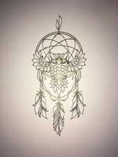 Zdjęcie Łapacz snów sowa drewno eko sklejka - Pszczyna