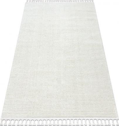 Dywany Łuszczów Dywan Sevilla Pc00B Paski Prążki Biały Frędzle Berberyjski Marokański Shaggy 180x270cm