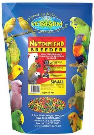 Vetafarm Nutriblend Breeder granulat Weterynaryjny Hodowlany Dla Wszystkich Papug 2Kg