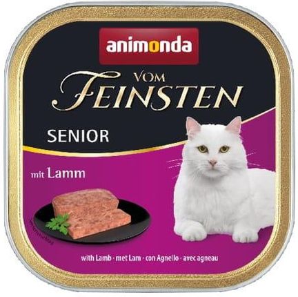 Animonda vom Feinsten Cat Senior z Jagnieciną tacka 100g