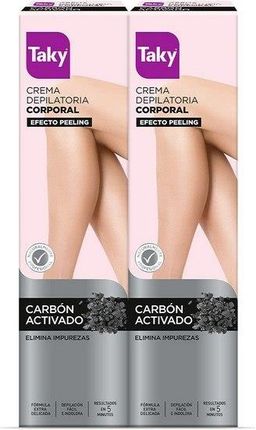 Taky Krem do Depilacji Ciała Carbón Activado 2x200ml