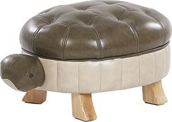 Zdjęcie Beliani Pufa Zwierzak Ekoskóra Zielona Turtle   - Reda