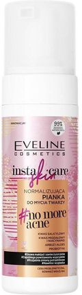 Eveline Cosmetics Insta Skin Care Normalizująca Pianka Do Mycia Twarzy Cery Problematycznej I Wrażliwej 150Ml