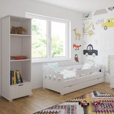 Zdjęcie Biały Regał Z Szufladą Stella - Twardogóra