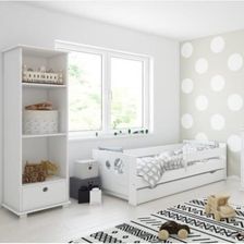 Zdjęcie Biały Regał Z Szufladą Hoop - Kąty Wrocławskie