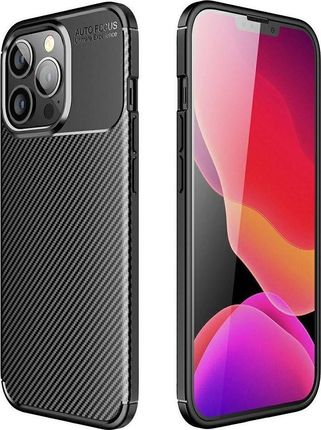 Etui IPHONE 13 PRO Pancerne Shockproof Carbon Fiber czarne