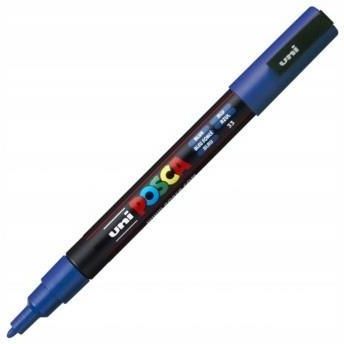 Uni Posca Marker Z Farbą Plakatową Pc-3M Niebieski