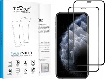 Movear 2x Pancerne Szkło hybrydowe 3D do iPhone 11 Pro Xs