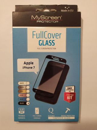 Myscreen Szkło Hartowane iPhone 7 Full Cover Glass
