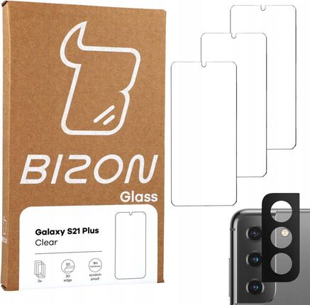 Bizon Glass Szkło hartowane do Galaxy S21 Plus, C