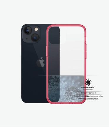 PanzerGlass Apple iPhone 13 mini AntiBacterial ClearCase - Strawberry