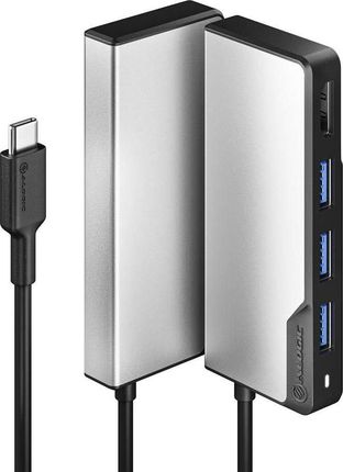 Alogic Stacja/Replikator Adapter Fusion Core Usb-C 5-In-1 Hdmi &Amp; Usb Grau (UCFUHDSGR)