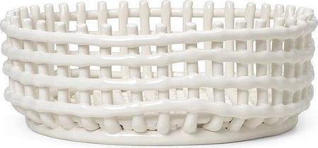 Ferm Living Kosz Na Owoce Ceramic Biały Ceramiczny (1104263533)