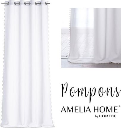 Ameliahome SCURT/AH/POMPONS/EYELETS/140X250