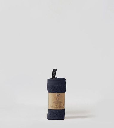 Hop Design Ręcznik bawełniany HOP, Przygaszony Granat 30x50