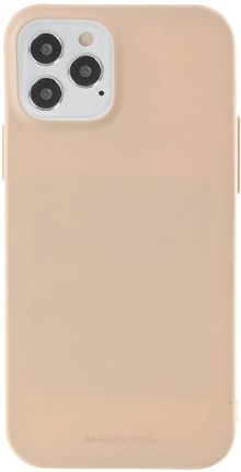 Etui IPHONE 12 / PRO (6,1'') Soft Jelly Case piaskowe