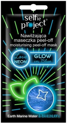 Selfie Project Glow In Blue Maska Do Twarzy 10G