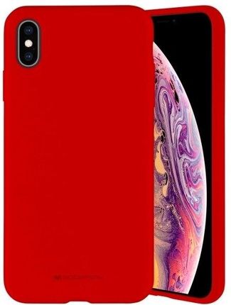 Mercury Silicone iPhone 13 Pro Max 6,7" czerwony/red