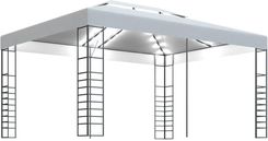 Zdjęcie Lumarko Altana Ze Sznurem Lampek 4x3x2,7m Biała - Gdynia