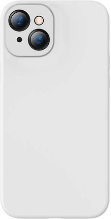 Baseus Liquid Gel Case silikonowe etui pokrowiec do iPhone 13 biały (ARYT000302)