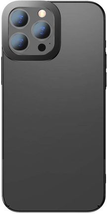 Baseus Glitter Case przezroczyste etui pokrowiec iPhone 13 Pro Max czarny (ARMC000201)