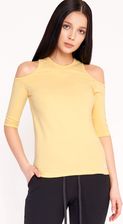 Zdjęcie by Insomnia Bluzka dopasowana MIRANDA BLOUSE ŻÓŁTY - Błonie