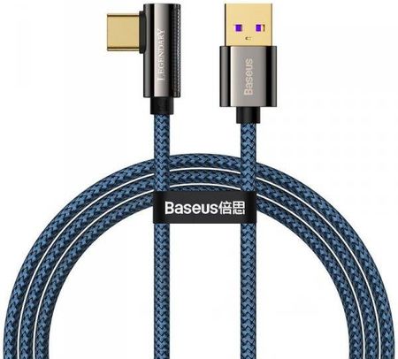 Baseus Legend Series Elbow Fast Charging Data Cable Usb To Type-C 66W 1M Blue