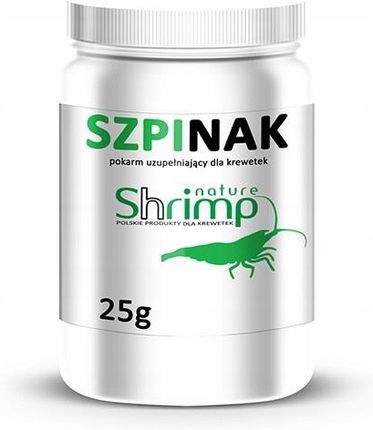 Shrimp Nature Pokarm dla krewetek Szpinak 25g