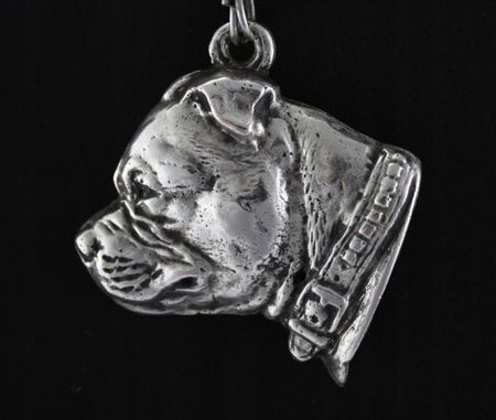 Zawieszka z psem Mastif Brazylijski srebro GRAWER GRATIS - MEJK Jewellery