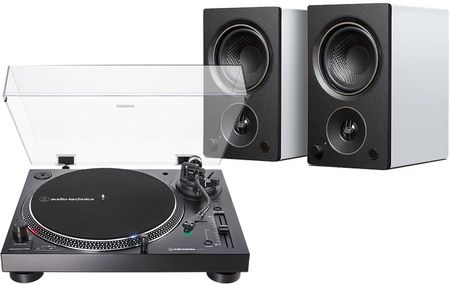Audio-Technica  AT-LP120X Czarny + PSB Speakers AM3 Biały