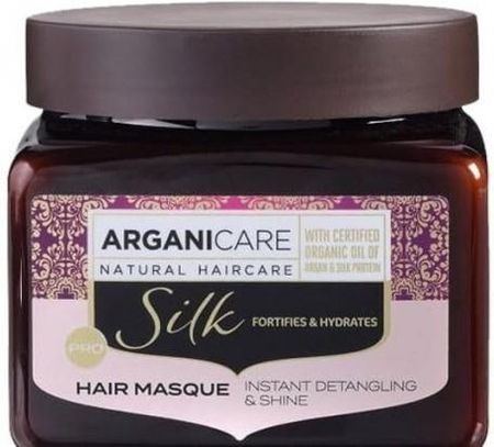 Maska do włosów z białkiem jedwabnym i olejem arganowym, 500 ml ArganiCare