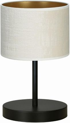 Emibig lampka biurkowa Hilde LN1 E27 biało/czarna 34cm 1052/LN1