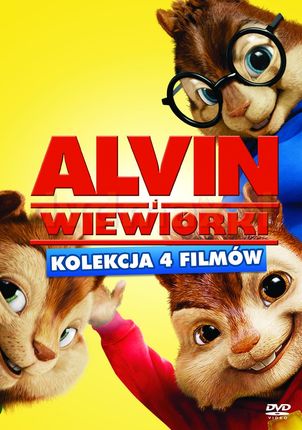Alvin I Wiewiórki 1-4 Pakiet (4DVD)
