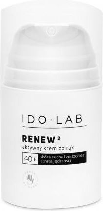 Idolab Aktywny Krem Do Rąk O Silnym Działaniu Regenerującym Renew2 Cream 40+ 50 ml