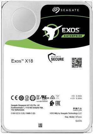 Seagate Exos X18 16 TB 3.5" SAS
