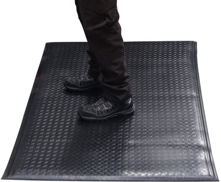 Ergonomiczna mata antyzmęczeniowa Orthomat Comfort Plus do pracy stojącej (wym. 60 x 90 cm, kolor czarny)