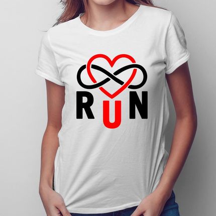 Run Infinity - damska koszulka na prezent