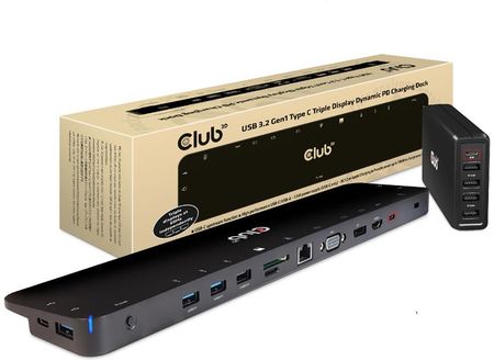 CSV-1564W100 Stacja dokująca USB-C 3.2 Gen1 PD 100W HDMI DP VGA MST