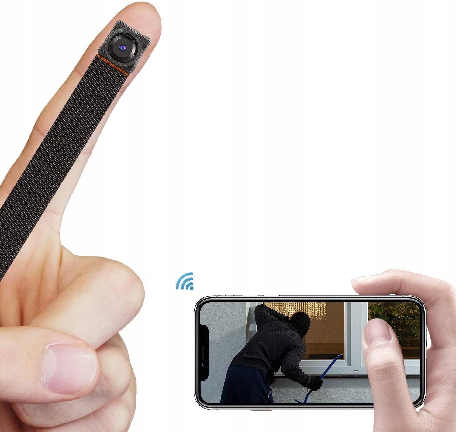 Mini Kamera Szpiegowska Ip Wifi Hd Ukryta Detekcja - zdjęcie 6 Mini Kamera Szpiegowska Ip Wifi Hd Ukryta Detekcja