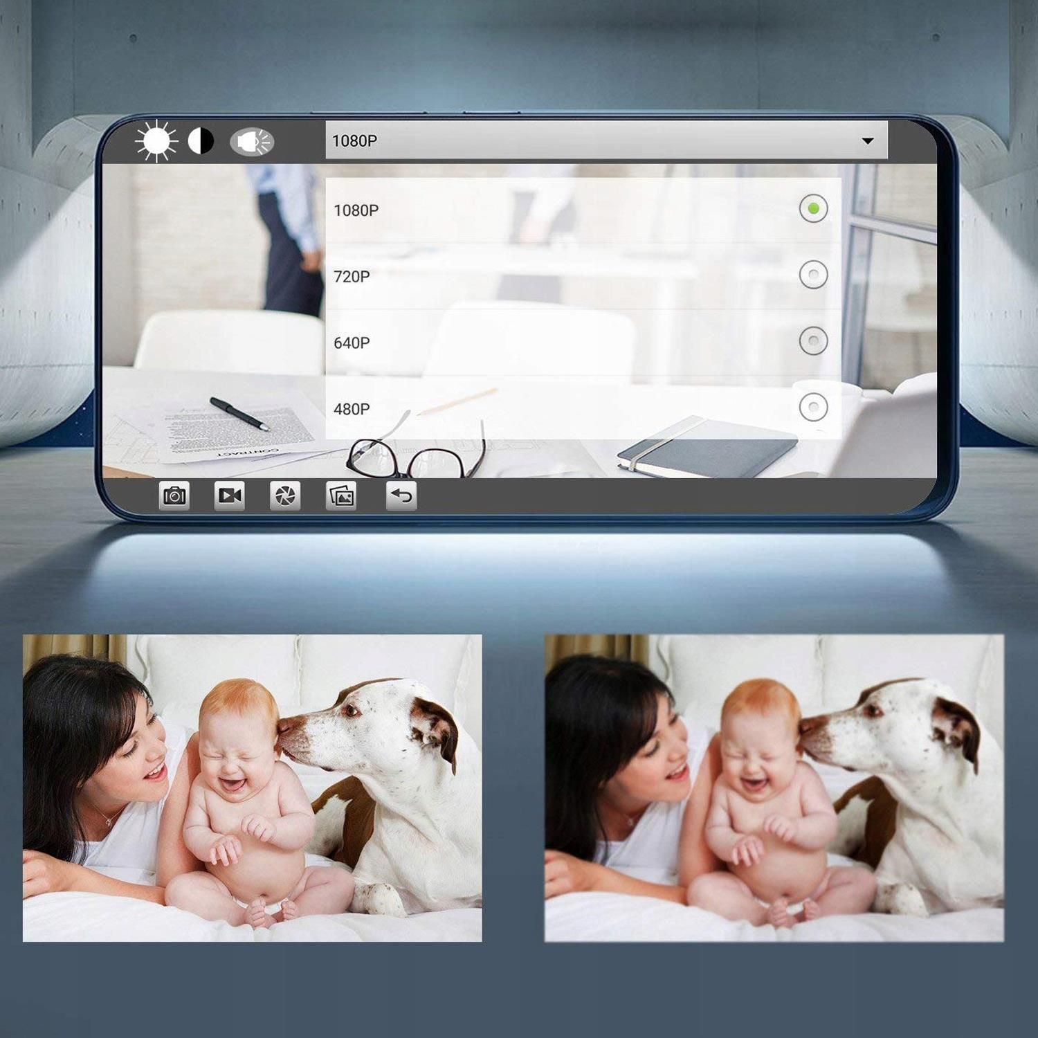 Mini Kamera Szpiegowska Ip Wifi Hd Ukryta Detekcja - zdjęcie 7 Mini Kamera Szpiegowska Ip Wifi Hd Ukryta Detekcja