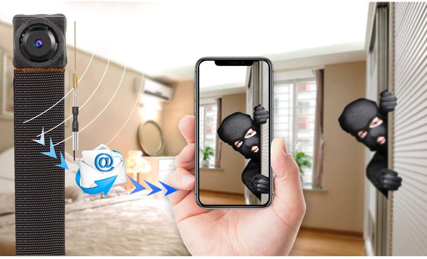 Mini Kamera Szpiegowska Ip Wifi Hd Ukryta Detekcja - zdjęcie 10 Mini Kamera Szpiegowska Ip Wifi Hd Ukryta Detekcja