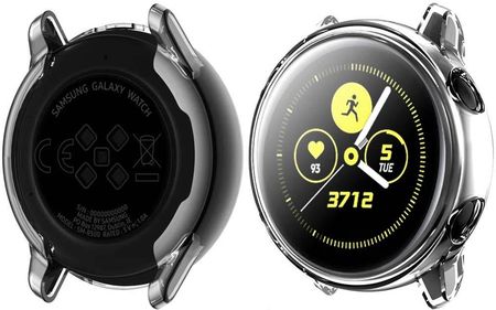 Etui obudowa 2w1 ze szkłem do Samsung Galaxy Watch Active 40 (Bezbarwne)