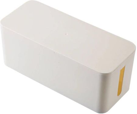 Pudełko organizer na kable i listwy rozmiar L (Białe)