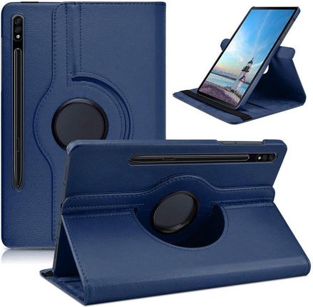 Etui obrotowe do Samsung Galaxy Tab S7 FE T736/ T736 (Niebieskie)
