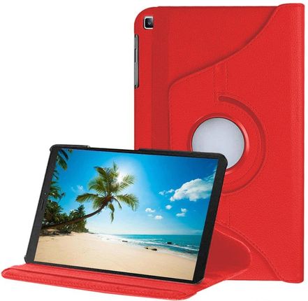 Etui obrotowe do Samsung Galaxy Tab A7 Lite (Czerwone)